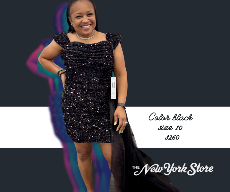 Black formal dress