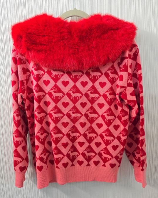 Jayley Collection: Cardigan Removable Collar