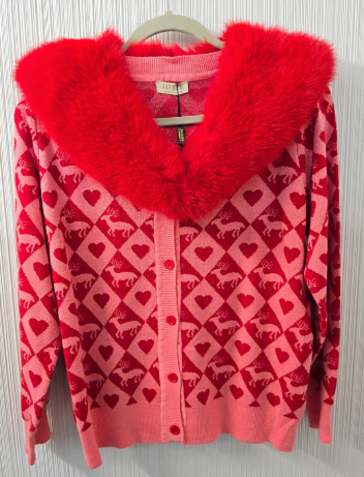Jayley Collection: Cardigan Removable Collar