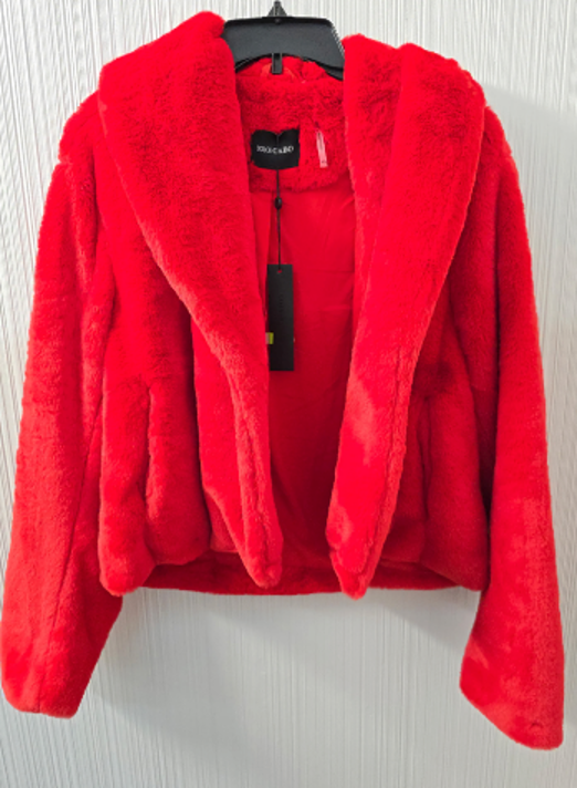 Dolce Cabo: Red Faux fur with pockets